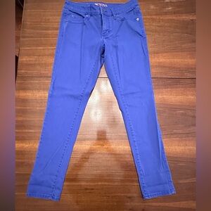Merona ladies royal blue ankle skinny jeans. Size 4